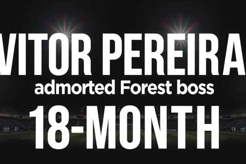 Vitor Pereira appointed Forest boss on 18-month deal