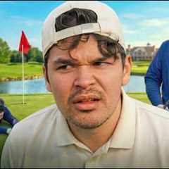 Jack Tries His New £3,000 Golf Clubs