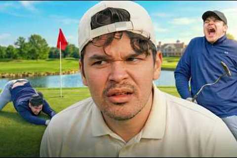 Jack Tries His New £3,000 Golf Clubs